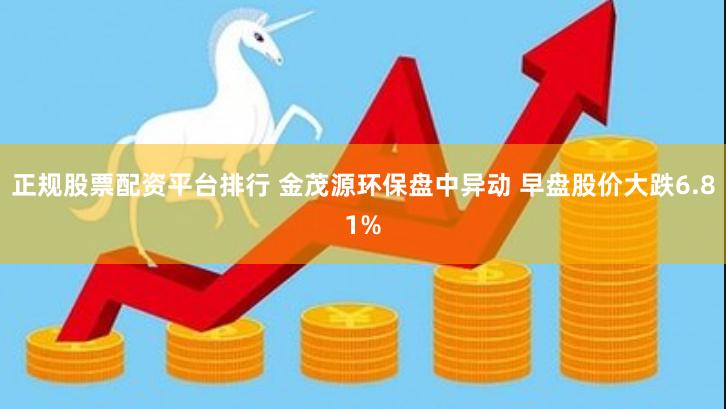 正规股票配资平台排行 金茂源环保盘中异动 早盘股价大跌6.81%